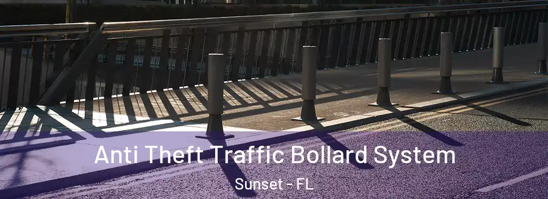  Anti Theft Traffic Bollard System Sunset - FL