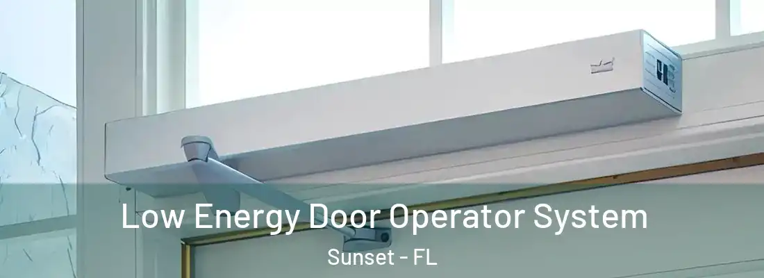  Low Energy Door Operator System Sunset - FL