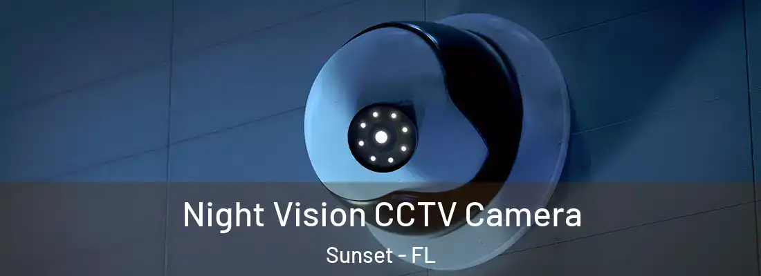  Night Vision CCTV Camera Sunset - FL