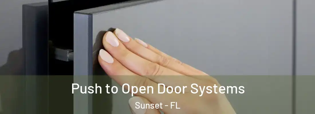 Push to Open Door Systems Sunset - FL