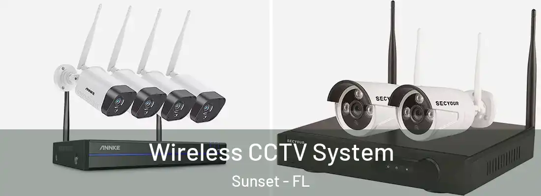  Wireless CCTV System Sunset - FL